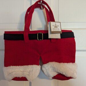 Santa Claus Red Double Wine Pants The Royal Standard Holds 2 Bottles NWT